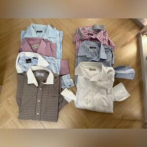 Assorted Men’s Dress Shirts bundle - cuff link